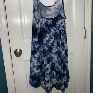 Flowy tie dye dress